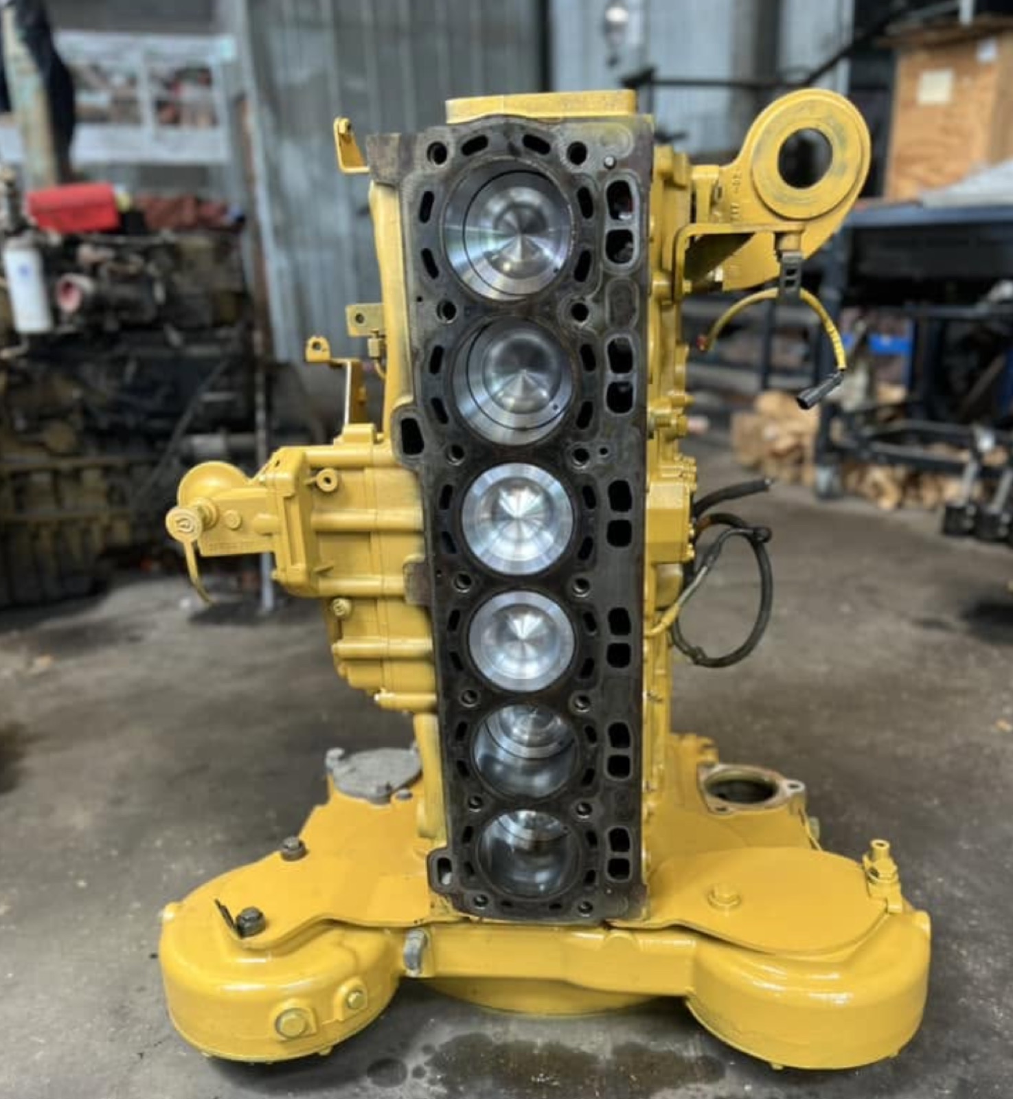 Caterpillar diesel engine block rebuilt at Permann Diesel Solutions